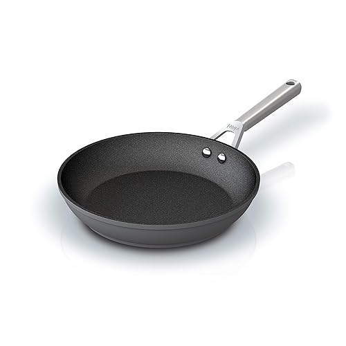 Ninja C30026 Foodi NeverStick Premium 10.25 Inch Fry Pan, Hard-Anodized, Nonstick, Durable & Oven Safe to 500°F, Slate Grey - 10.25" Fry Pan
