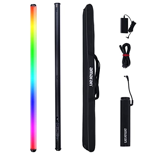 Aputure Amaran T4C RGBWW LED Tube Light,Bi-Color 2500K to 7500K,Support APP and DMX Control (T4C 40W 47.2Inch/120cm)