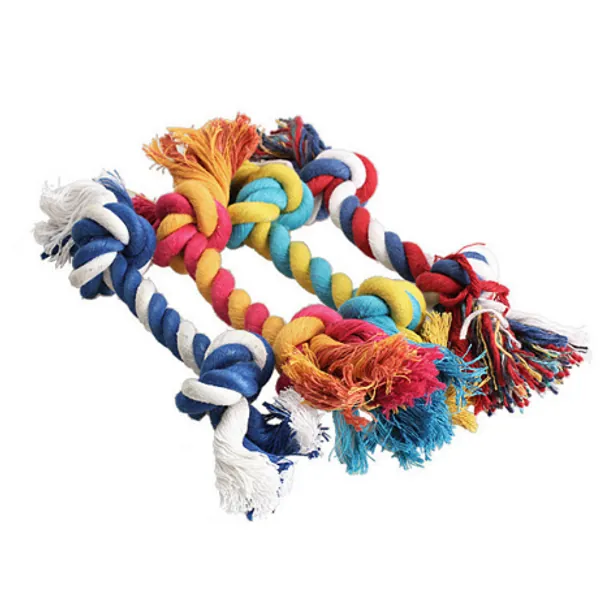 Durable Braided Rope Dog Toy - Random Color