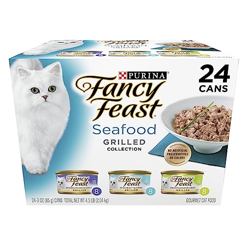 Purina Fancy Feast Grilled Wet Cat Food Seafood Collection