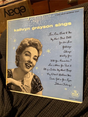 Vintage Kathryn Grayson Sings Record LP