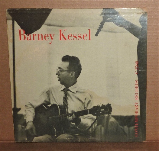 10&#034; VINYL 33 1/3 RPM RECORD by BARNEY KESSEL (1954) CONTEMPORARY RECORDS / JAZZ
