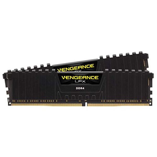 Corsair Vengeance LPX 32GB (2X16GB) DDR4 3200 (PC4-25600) C16 1.35V Desktop Memory - Black, 2 count (pack of 1) - Black - 2 count (pack of 1) - 3200MHz - Memory
