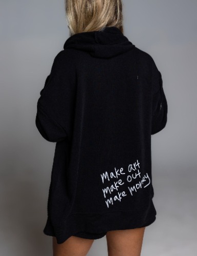 Make It Fleece Zip Hoodie - XL / Black