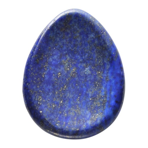Jovivi Thumb Worry Stone - Palm Stones Pocket Natural Chakra Reiki Healing Crystals Therapy Geometry - Lapis Lazuli - A:dyed Lapis Lauli