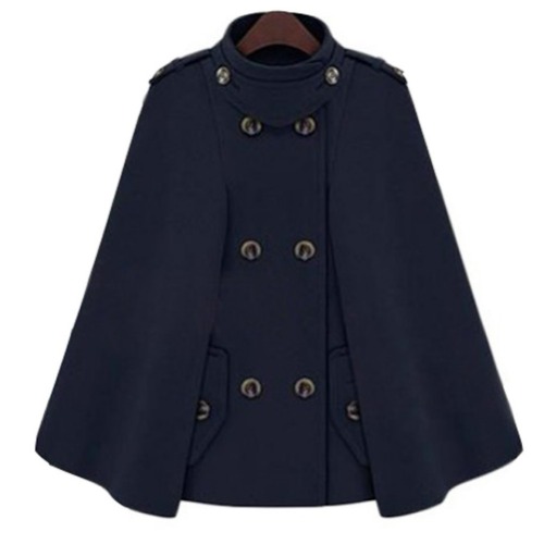 Women's Coat, Cape, Cloak Coat, Warm, Poncho Style