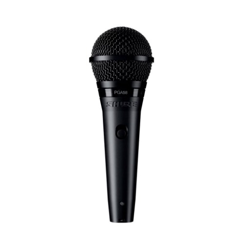 Shure PGA58 Cardioid Dynamic Vocal Microphone - XLR-XLR cable
