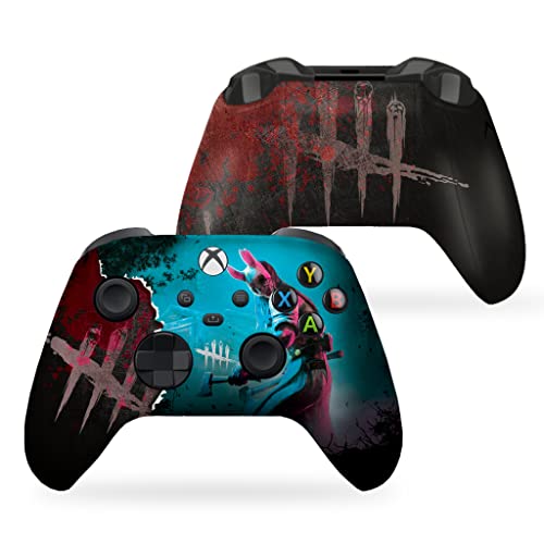 DreamController Original X-box Modded Controller Special Edition Customized Compatible with X-box One S/X-box Series X/S & Windows 10 Made with Advanced HydroDip Print Technology (Not Just a Skin) - Modded - Front & Back Print - DEAD BY DAYLIGHT