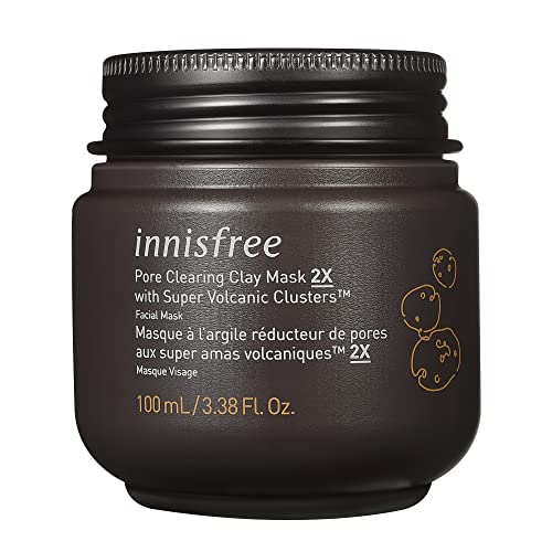 innisfree Pore Clearing Clay Masks: Volcanic Clusters, Removes Excess Oil, Non-Stripping - Clay Mask (Old)