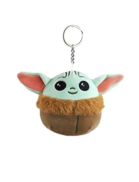 Leong Products Baby Yoda/The Child/Grogu Cute and Soft Plush Toy Keychain