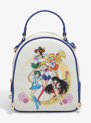 Pretty Guardian Sailor Moon Sailor Guardians & Black Moon Reversible Mini Backpack - BoxLunch Exclusive 