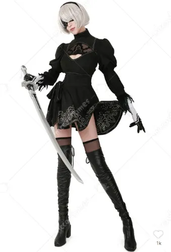 Nier: Automata YoRHa No.2 Type B 2B Cosplay Costume