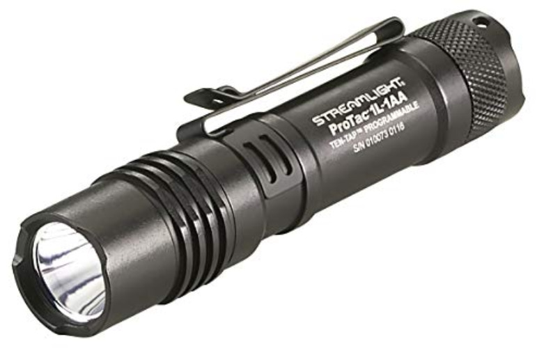 Streamlight 88061 ProTac 1L-1AA 350-Lumen Dual Fuel Professional Tactical Light, Black - Protac 1L-1AA, 350 Lumens - 4.25 Inch