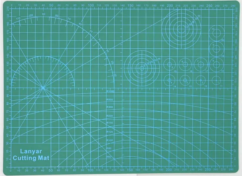 Gundam Model Builder's Cutting Mat 12"x9"(A4) - A4( 12''x9'')