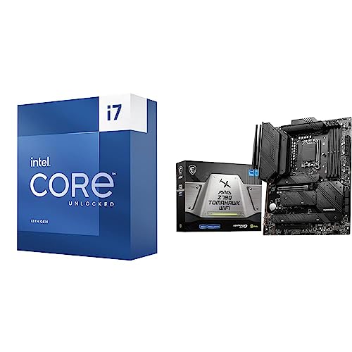 Intel Core i7-13700K Desktop Processor 16 cores 30M Cache, up to 5.4 GHz + MSI MAG Z790 Tomahawk WiFi Gaming Motherboard - i7 Processor + MAG Z790 Tomahawk