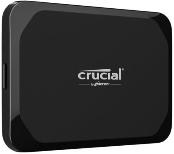 Crucial X9 1TB Portable SSD - Up to 1050MB/s Read - PC and Mac, Lightweight and Small with 3-Month Mylio Photos+ Offer - USB 3.2 External Solid State Drive - CT1000X9SSD902 - 1TB - X9 - up to 1050 MB/s