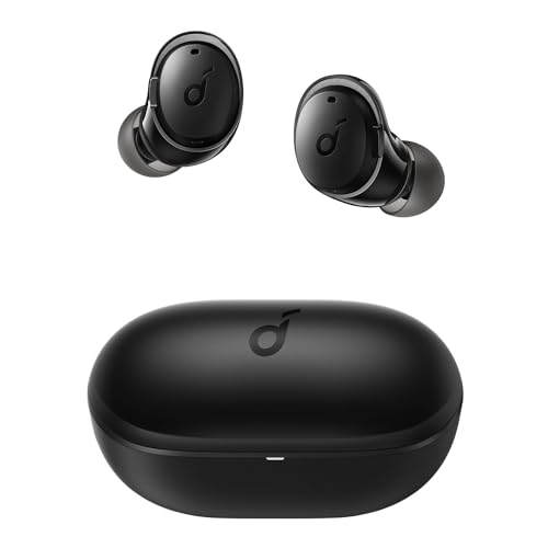 Soundcore by Anker Life A3i Noise Cancelling Wireless Earbuds, Bluetooth 5.2, Hybrid ANC, Deep Bass, AI-Enhanced Calls with 6 Mics, 40H Playtime, Fast Charging, 22 Custom EQ, Transparency Mode - Black