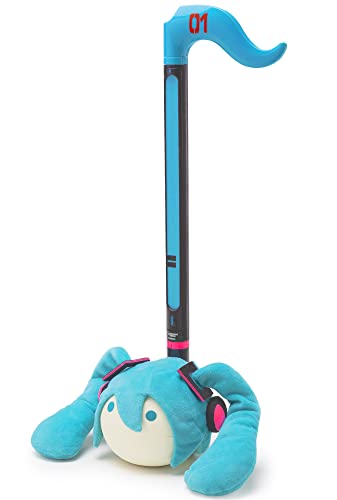 Otamatone Deluxe [Hatsune Miku Edition] Electronic Musical Instrument Portable Synthesizer from Japan Maywa Denki [Includes Removable Plush Wig]