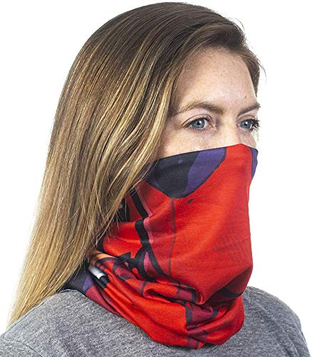 Concept One unisex-adult Marvel Multi-purpose Neck Gaiter Scarf BandanaNeck Gaiter - One Size - Red - Deadpool