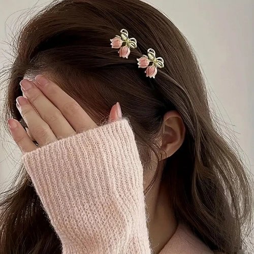 Flower hairclips - set of 2