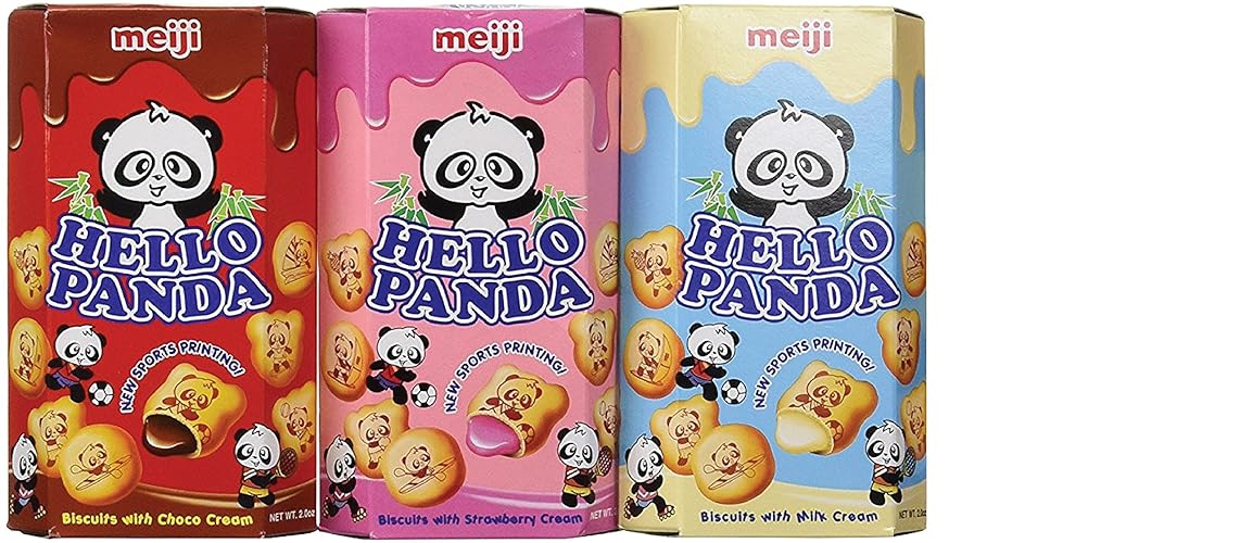 Hello Panda 3 Packs – Strawberyy, Vanilla, and Choco Creme