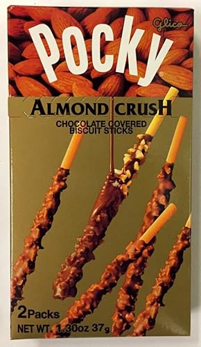 Glico Pocky Almond Crush, 1.30-Ounce (Pack of 10)