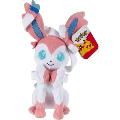Pokémon Sylveon 8" Plush Stuffed Animal Toy - Eevee Evolution - Officially Licensed - Gift for Kids