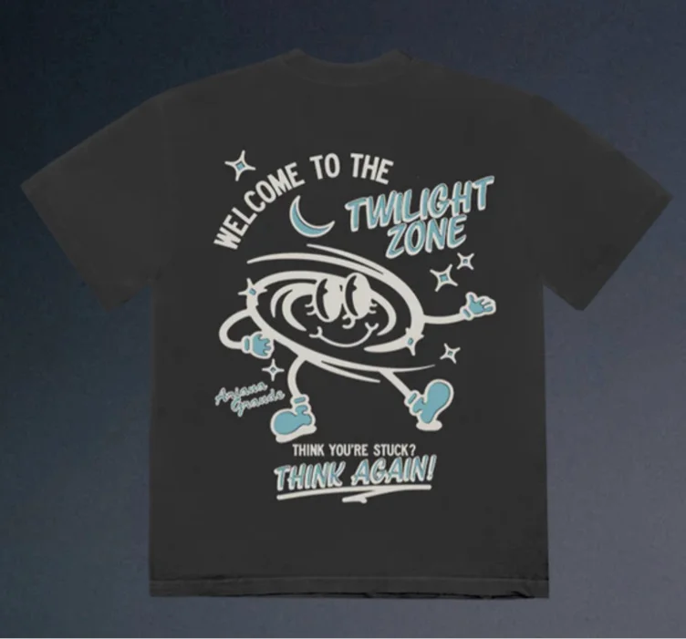 ariana grande twilight zone t-shirt | M