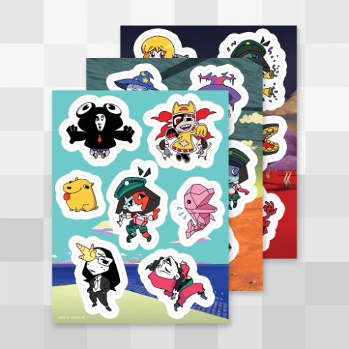 ENA Sticker Sheet Set