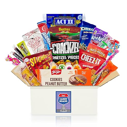 getDigital Candy Roads USA Box - Über 20 ausgewählte Süßigkeiten, Chips, Schokolade & Snacks aus Amerika - Probierbox mit Spezialitäten aus aller Welt
