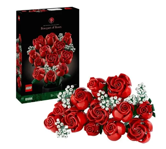 Lego bouquet of roses