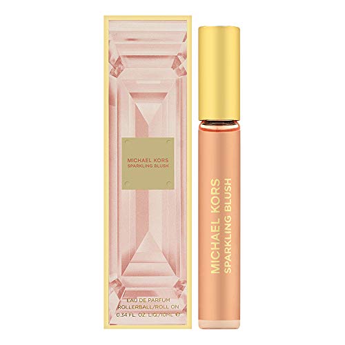 Michael Kors Sparkling Blush Eau de Parfum Rollerball for Women, 0.34 Ounce / 10 ml - Floral,Rose,Vanilla - 0.34 Fl Oz (Pack of 1)
