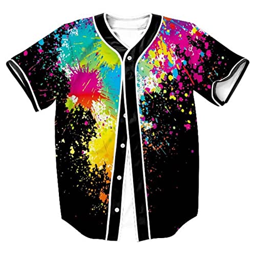 Men's and Women's Baseball Jersey bel air Jersey 90'S Theme Party Hip Hop Fashion Short Sleeve Shirt for Clubs and Bars - Small - 3