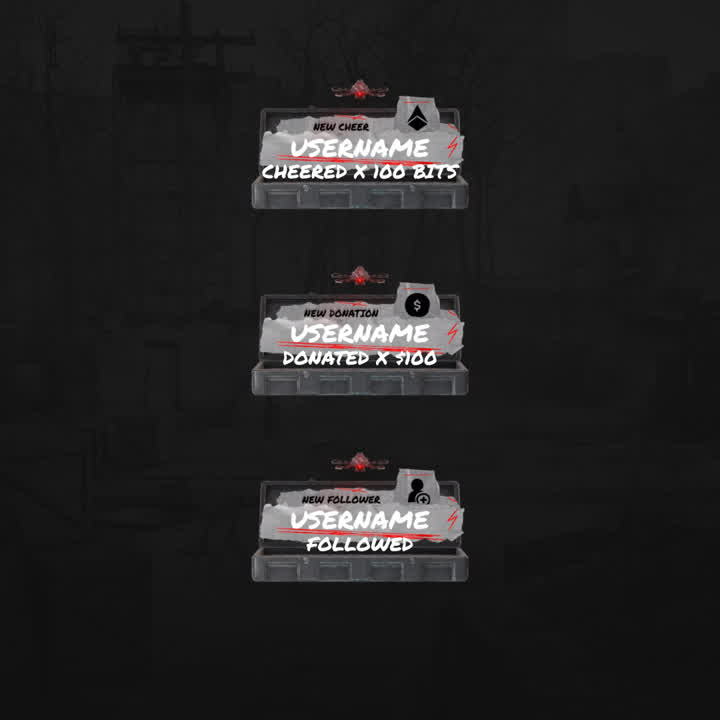 Extraction 3D Animated Stream Alerts - Extraction / 2D Animated