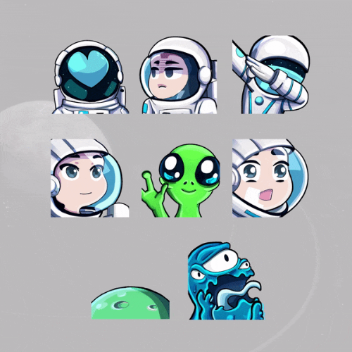 Orbital Animated Emotes - Orbital / 2D Animated