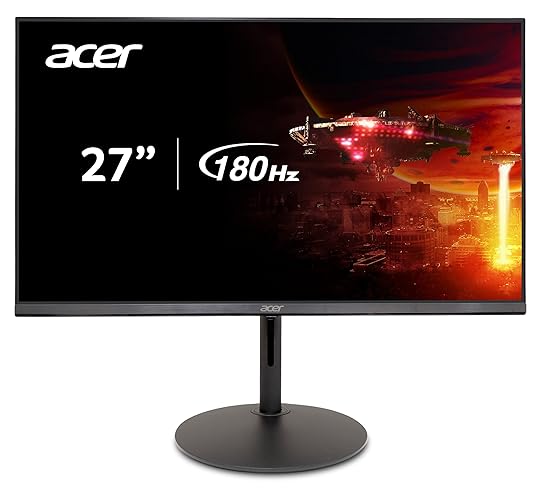 Acer Nitro XF270M3 Gaming Monitor 27 Zoll (69 cm Bildschirm) Full HD, IPS, 180Hz, 4ms(GTG), 1ms(VRB), DP 1.4, 2xHDMI 2.0, höhenverstellbar, FreeSync Premium - 27 Zoll - 180Hz - 2024 Modell