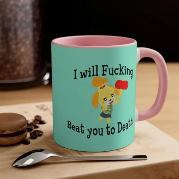 Aggressive Isabelle Mug | Etsy