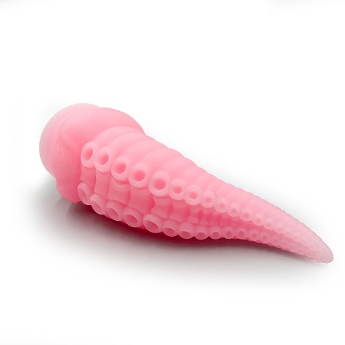 Exciting Rollercoaster Journey with Silicone Tentacles - Pale Pink