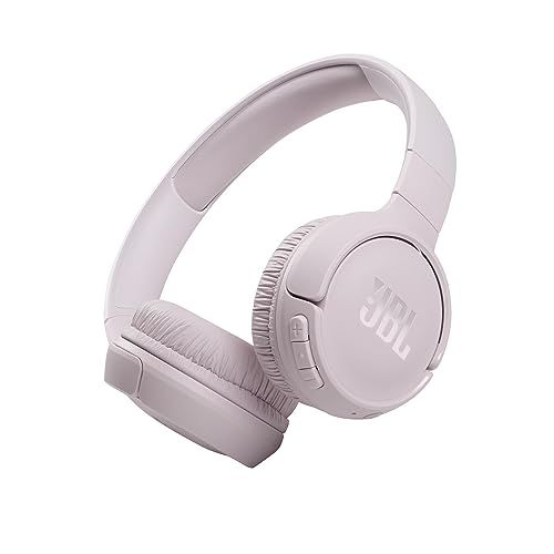 JBL Tune 510BT: Wireless On-Ear Headphones with Purebass Sound - Rose, Medium - Rose - headphones