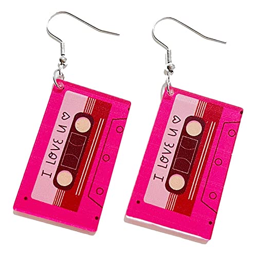 Valentine's Day Mix Tape Earrings