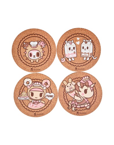 tokidoki Sweet Cafe Coaster Set (Set of 4) | Default Title