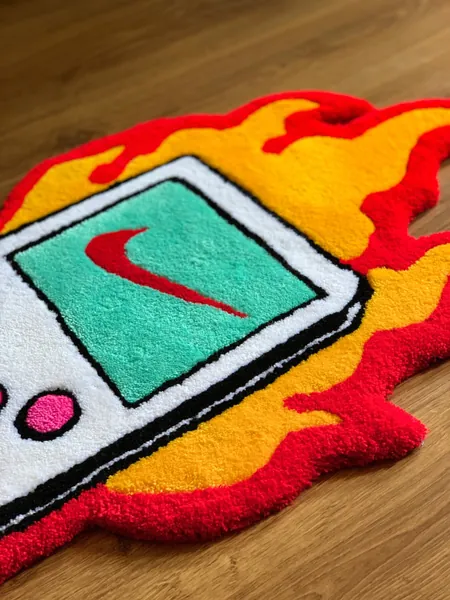 Gameboy nike Tufted Rug Carpet