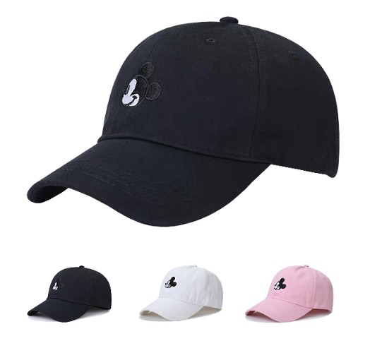 MOMODEER Cartoon Baseball Cap for Men and Women, 1OO% Cotton Embroidery Adjustable Baseball Hat for Outdoor Sports Decoration