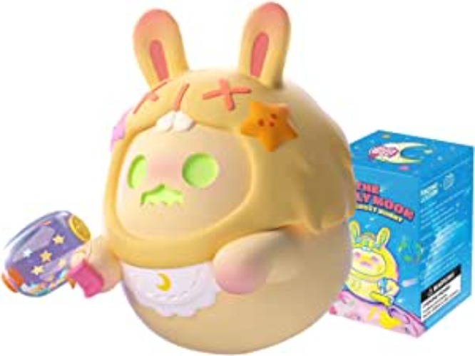 ShinWoo The Lonely Moon Series Mystery Box Toy Action Figure Blind Box Cute Popular Collectible Toys Girl Birthday Party Gift Christmas Holiday Room Desktop Decoration(1PC) - The Lonely Moon 1PC