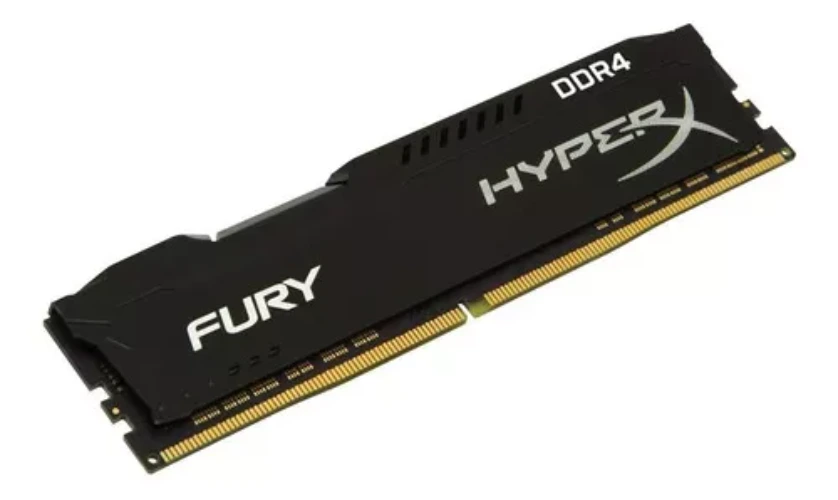 Memoria Ram Fury Color Negro 16 GB Ddr4 Hyperx 3200mhz Hx32C15pb3/16 - $ 165.000