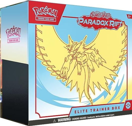 POKEMON TCG: Scarlet and Violet: Paradox RIFT: Elite Trainer Box - Roaring Moon - Paradox Rift - Roaring Moon