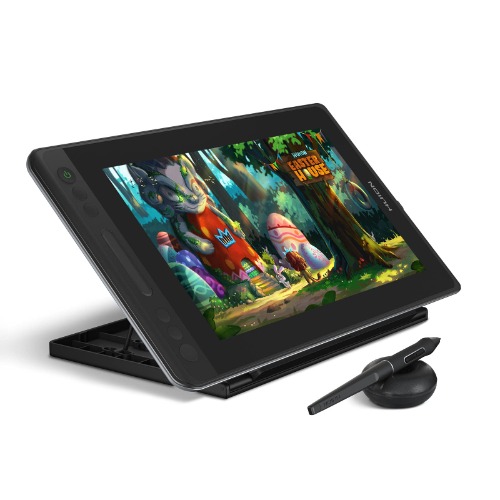 Huion KAMVAS Pro 13 GT-133 Graphics Drawing Monitor Tilt Function Battery-Free Stylus 8192 Pen Pressure - 13.3 Inches（Stand not Included）