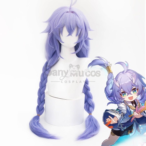【In Stock】Game Honkai: Star Rail Cosplay Xianzhou Alliance Bailu Cosplay Wig