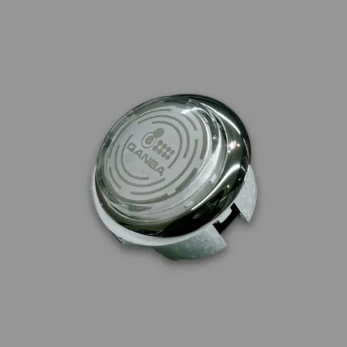 [8 buttons] Gravity KS Button | Clear White Silver / 30mm