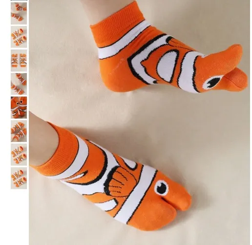 uh finding nemo toe socks